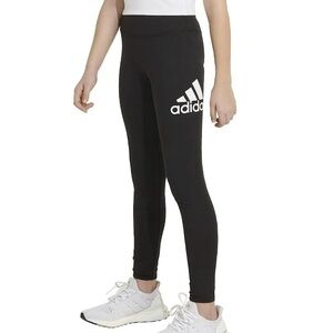 Adidas Full Length Black Leggings - Girls XL
